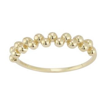 LUMINOR GOLD 14k Gold Multi Ball Ring