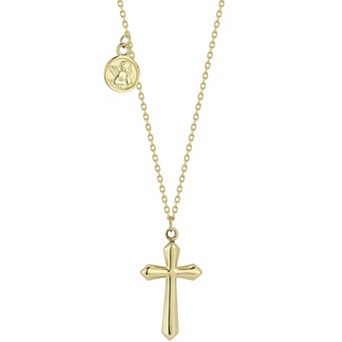 LUMINOR GOLD 14k Gold Religious Charm Necklace