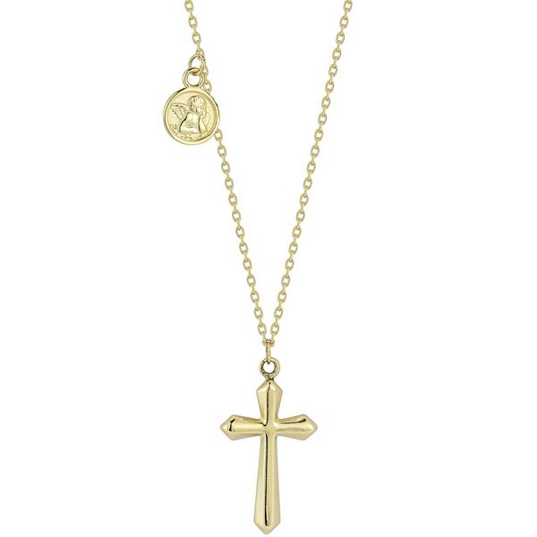 LUMINOR GOLD 14k Gold Religious Charm Necklace