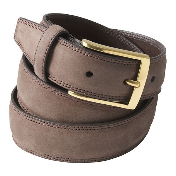 Men's Lands’ End Big Nubuck Leather Belt
