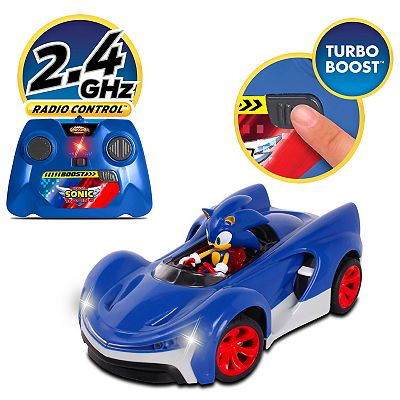 Sonic Team Racing Radio Controlled Shadow The Hedgehog with Turbo