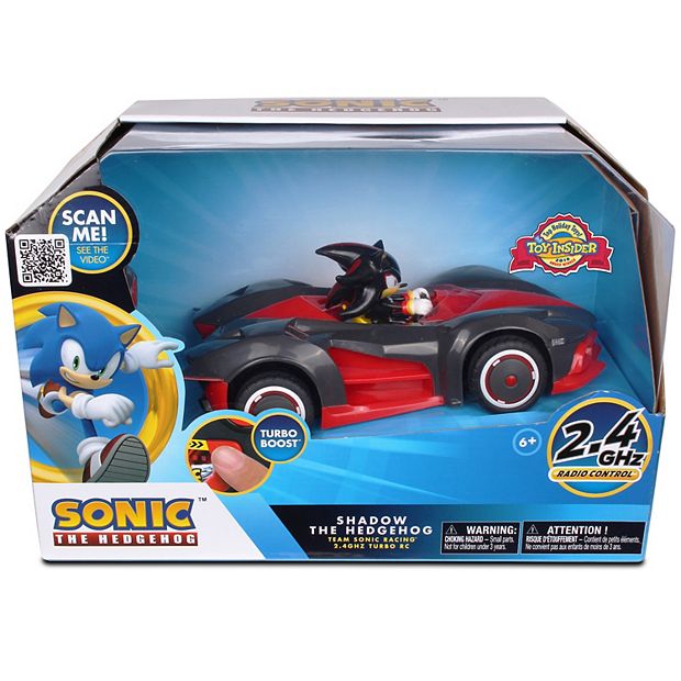 Sonic Team Racing Radio Controlled Shadow The Hedgehog with Turbo