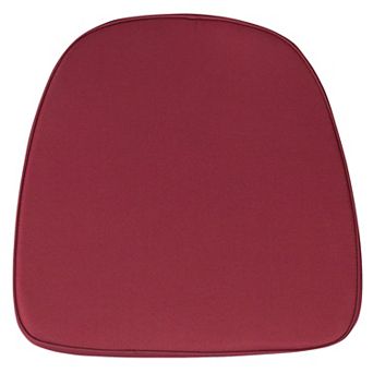 Emma and Oliver Indoor Soft Burgundy Fabric Chiavari/Dining Chair Cushion