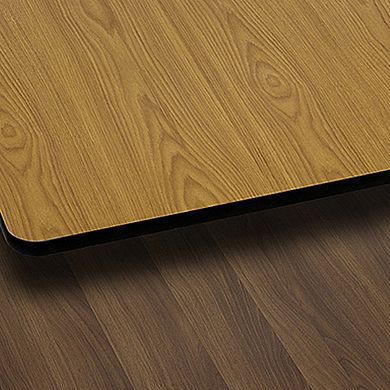 Emma and Oliver 24"x42" Rectangular Natural/Walnut Reversible Laminate Table Top