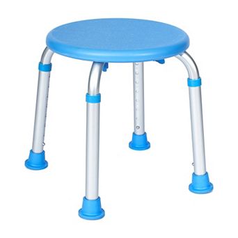 Emma and Oliver Tool-Free 300 Lb. Capacity, Adjustable Bath & Shower Stool