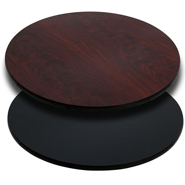 24'' X 30'' Restaurant Table Top With Black Or Mahogany Reversible Laminate Top