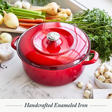 Merten & Storck German Enameled Iron 5.5-qt. Dutch Oven