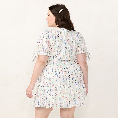Plus Size LC Lauren Conrad Mini Wrap Dress