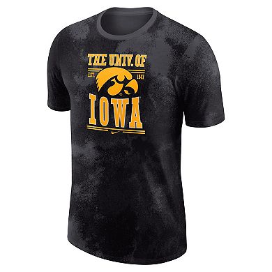 Men's Nike Anthracite Iowa Hawkeyes Team Stack T-Shirt
