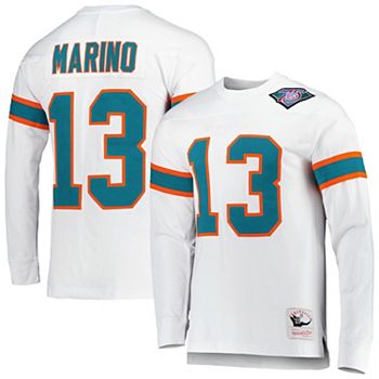 Dan Marino Miami Dolphins Women's Pro Line Name & Number Logo Slim Fit Long  Sleeve T