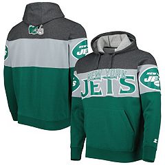 New York Jets Green Armor 3 Pullover Synthetic Majestic Hoodie