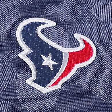 Men's Antigua Navy Houston Texans Brigade Quarter-Zip Sweatshirt