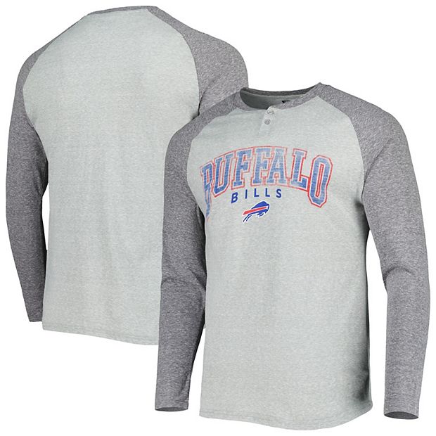 Men's Buffalo Bills Heathered Gray Big & Tall Practice Long Sleeve