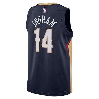 Unisex Nike Brandon Ingram Navy New Orleans Pelicans Swingman Jersey - Icon Edition