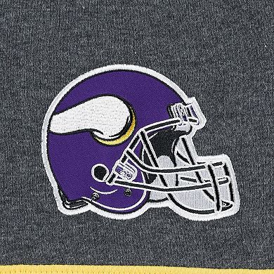 Men's Starter Purple/Heather Charcoal Minnesota Vikings Extreme Pullover Hoodie