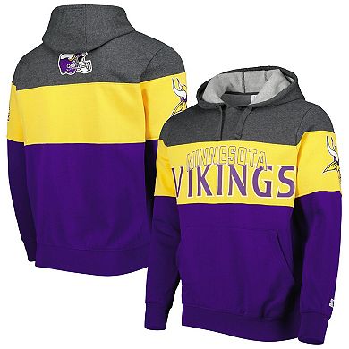 Men's Starter Purple/Heather Charcoal Minnesota Vikings Extreme ...