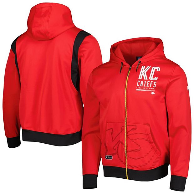 Men's New Era Red Kansas City Chiefs Big & Tall NFL Pullover Hoodie