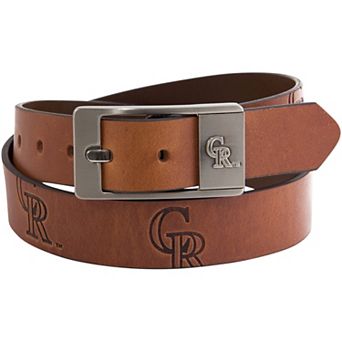 Colorado Rockies Brandish Leather Belt