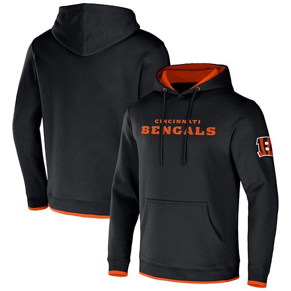 Men's Fanatics Branded Black Cincinnati Bengals Extra Point Pullover Hoodie