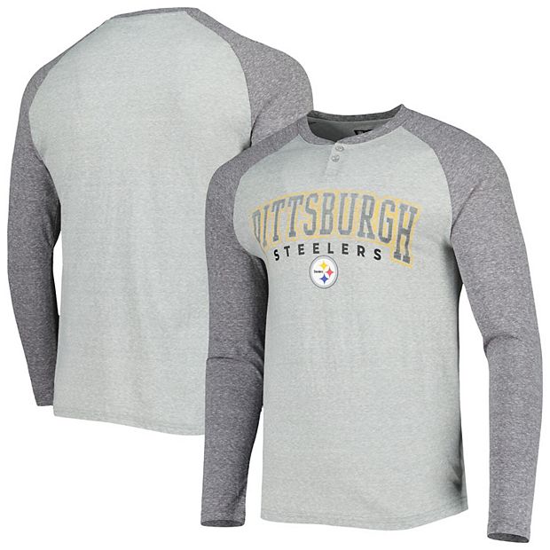 Nike Men's Heathered Charcoal, Black Pittsburgh Steelers