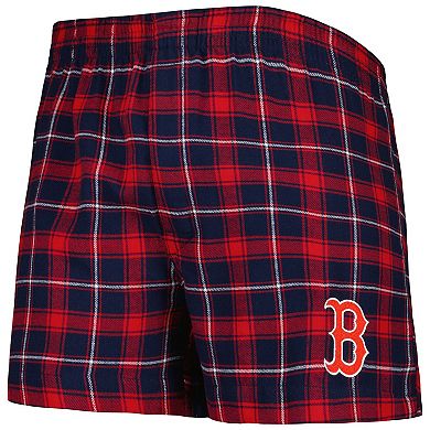 Men's Concepts Sport Navy/Red Boston Red Sox Ledger Flannel Boxers
