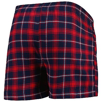 Men's Concepts Sport Navy/Red Boston Red Sox Ledger Flannel Boxers