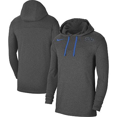 Men's Nike Heathered Charcoal UCLA Bruins Off-Field Performance Long ...