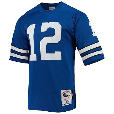 Men's Mitchell & Ness Roger Staubach Royal Dallas Cowboys 1971 Authentic Throwback Retired Player Jersey