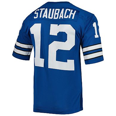 Men's Mitchell & Ness Roger Staubach Royal Dallas Cowboys 1971 Authentic Throwback Retired Player Jersey