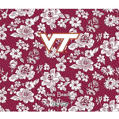 Vera Bradley x Tervis Virginia Tech Hokies 24oz. Wide Mouth Bottle with Deluxe Lid