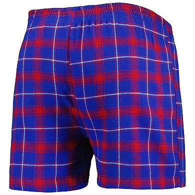 Men's Concepts Sport Royal/Red Chicago Cubs Ledger Flannel Boxers