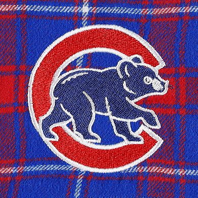 Men's Concepts Sport Royal/Red Chicago Cubs Ledger Flannel Boxers