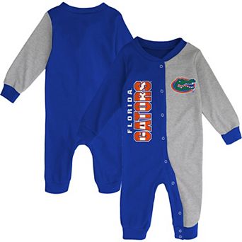 Infant Royal/Gray Florida Gators Halftime Two-Tone Sleeper