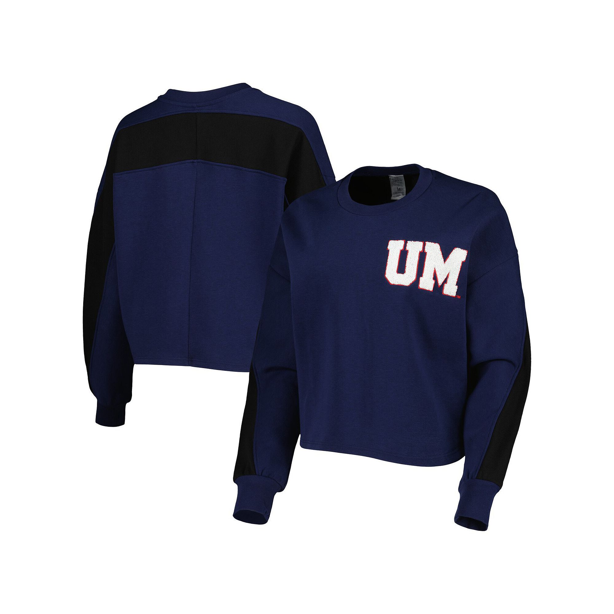 Womens Gameday Couture Navy Michigan Wolverines Back To Reality Colorblock