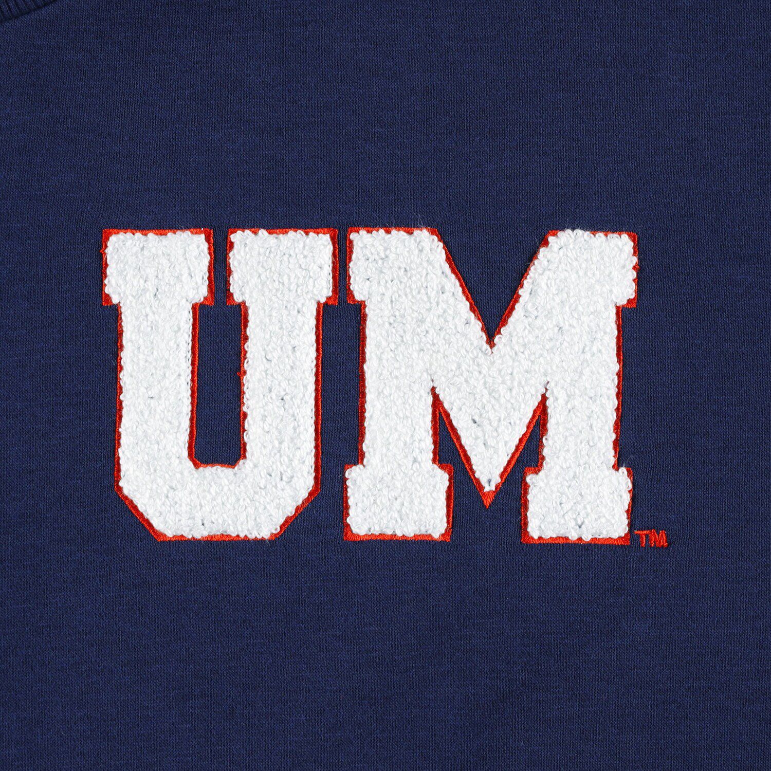 NCAA Michigan Wolverines Basic Block Grandma Crewneck Sweatshirt - Navy, Officially Licensed - View #7