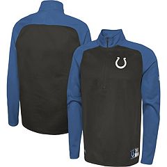 Women's Wear by Erin Andrews Black Indianapolis Colts Vintage Throwback Windbreaker Full-Zip Jacket