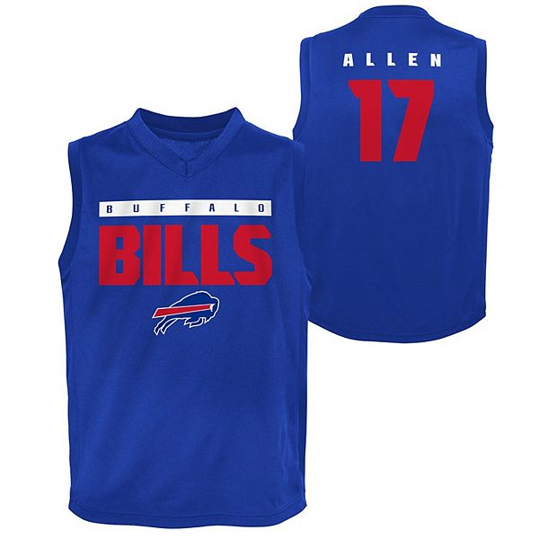 Youth Buffalo Bills Josh Allen Royal Fast Track V-Neck Tank Top