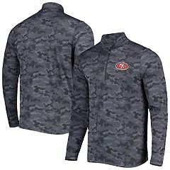 Antigua Apparel / Men's Kansas City Chiefs Tribute Quarter-Zip Dark Grey  Pullover