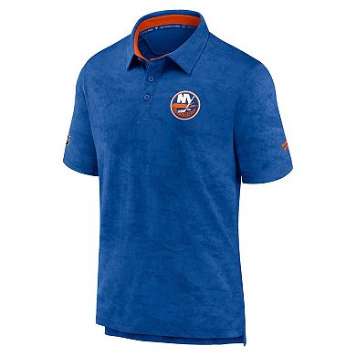 Men's Fanatics Branded Royal New York Islanders Authentic Pro Rink Polo