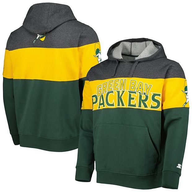 Men's Starter Green/Heather Charcoal Green Bay Packers Extreme