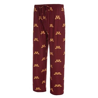 Men's Concepts Sport Maroon Minnesota Golden Gophers Logo Flagship Allover Print Pants