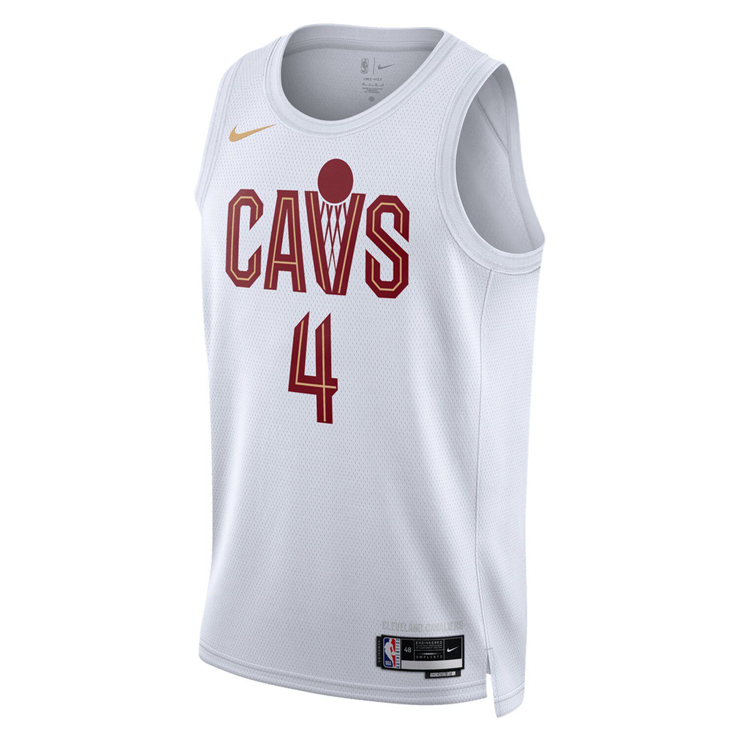 Unisex Nike Evan Mobley White Cleveland Cavaliers 2022/23 Swingman ...