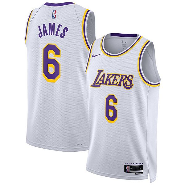 LeBron James Los Angeles Lakers Autographed White Nike Authentic