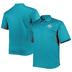 Mens NFL Team Apparel MIAMI DOLPHINS Football Polo Golf Shirt BLACK –