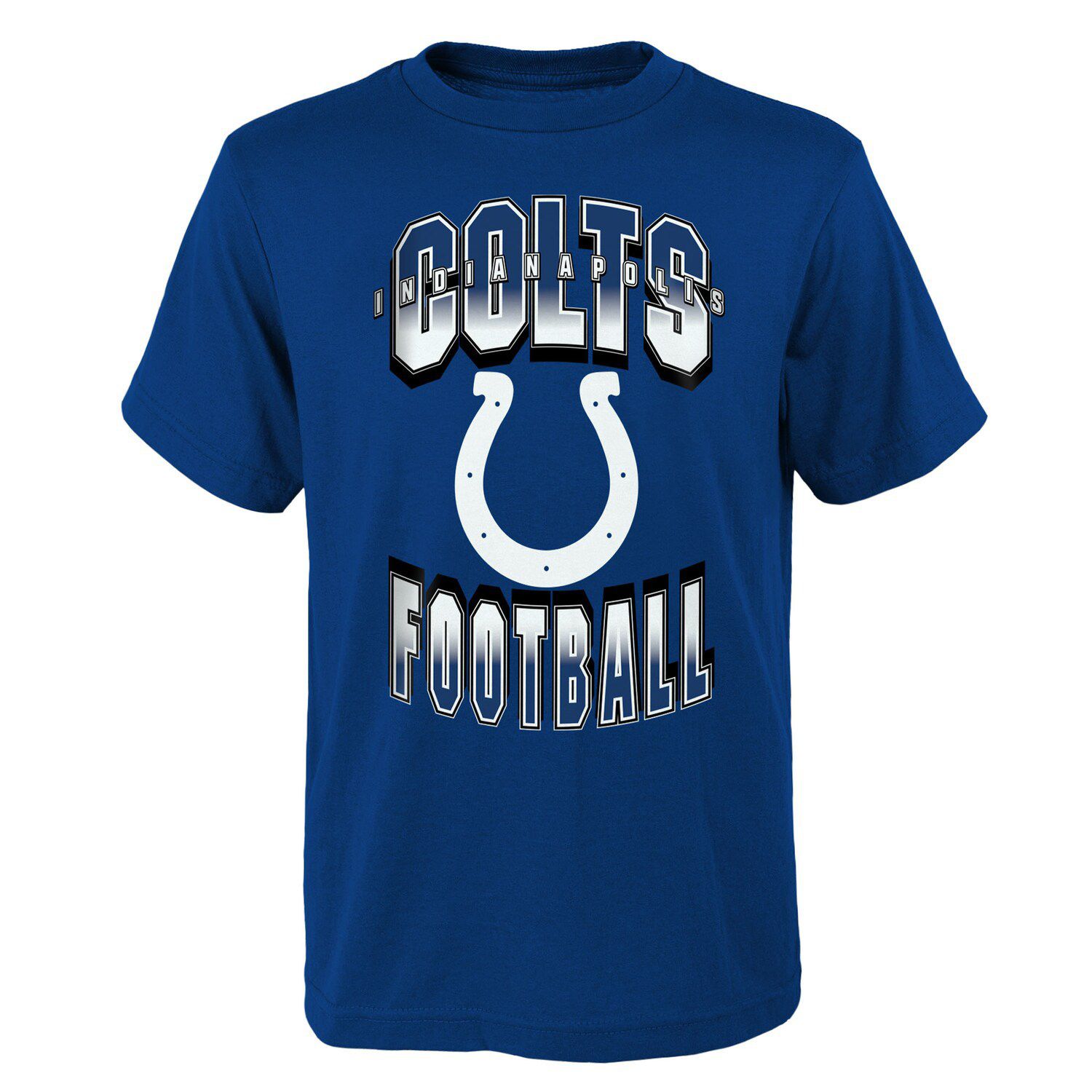 Men's '47 Royal Indianapolis Colts Open Field Franklin T-Shirt