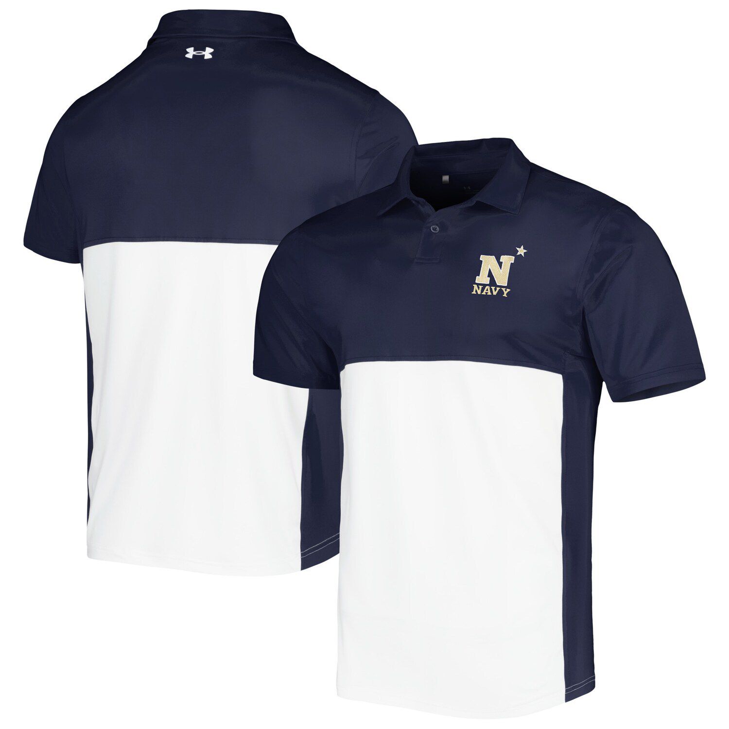 Cleveland Indians Under Armour Novelty Performance Polo - Navy