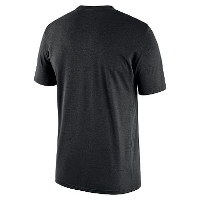 Men's Nike Heathered Black Oklahoma State Cowboys Team Football Legend T-Shirt