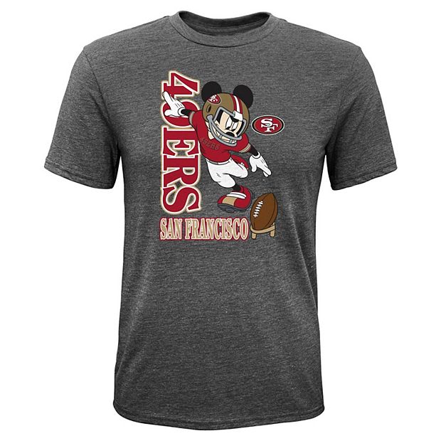 I Love The 49ers Mickey Mouse San Francisco 49ers Youth T-Shirt 