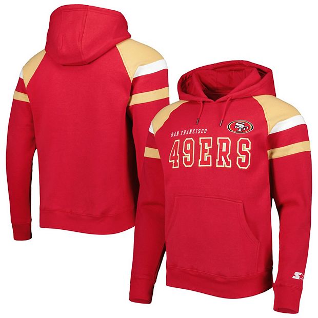 San Francisco 49ers Nike Fan Gear Historic Pullover Hoodie Sweatshirt Men  Medium