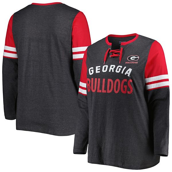 lace up uga shirt